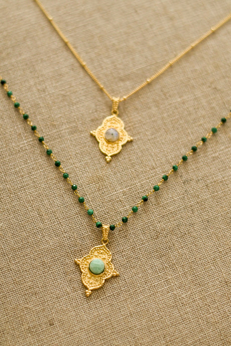 Aquamarine Tara Necklace